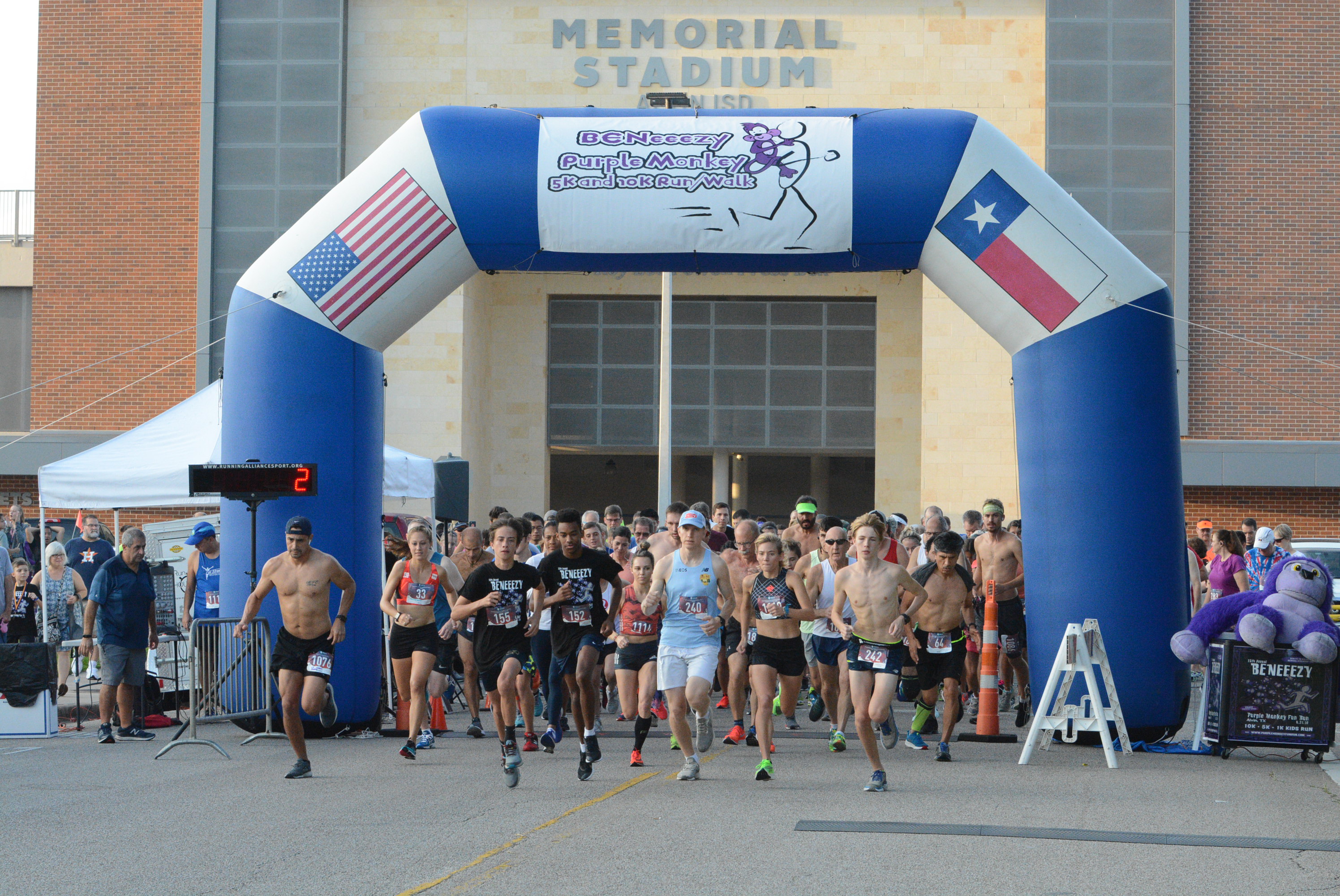 Beneeezy Purple Monkey Fun Run