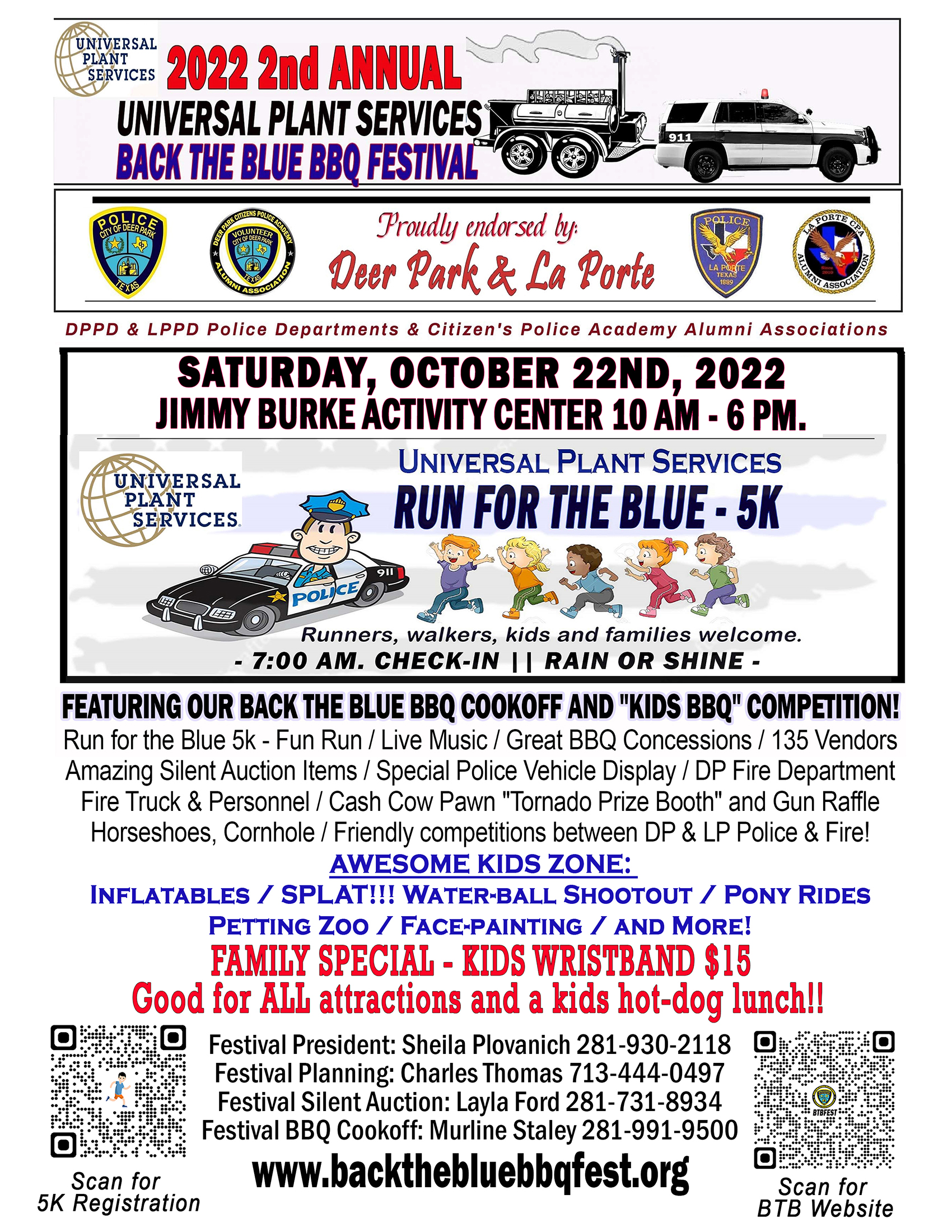 2nd Annual Universal Plant Services Run for the Blue 5K