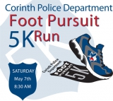 CORINTH PD FOOT PURSUIT 5K & 1M FUN RUN- 2016